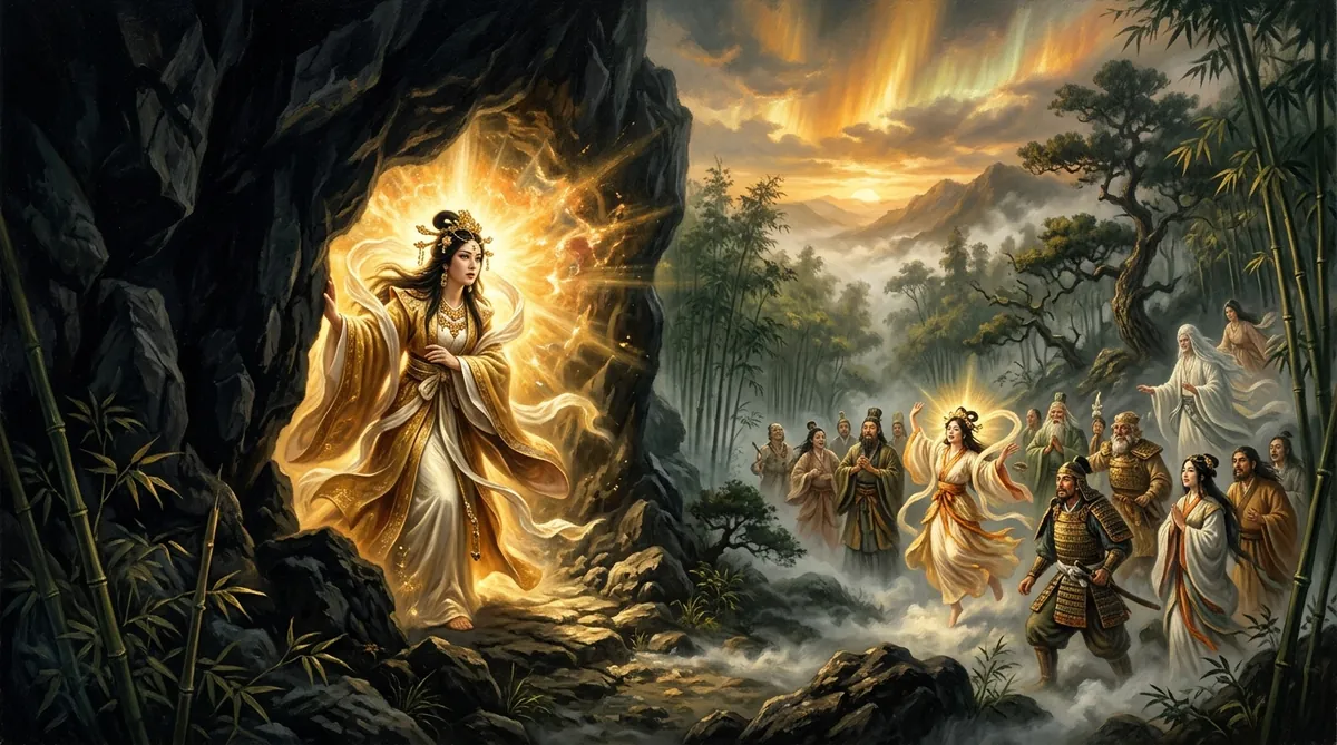 Amaterasu — ilustração mitológica