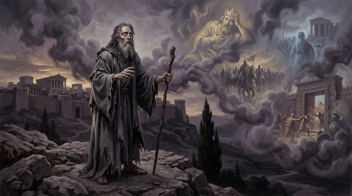 Tirésias, ilustração mitológica