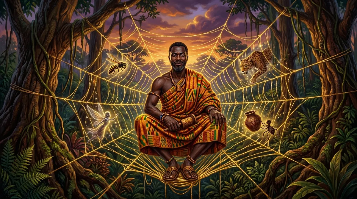 Anansi — ilustração mitológica