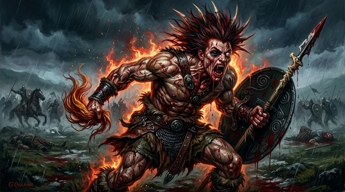 Cú Chulainn — ilustração mitológica