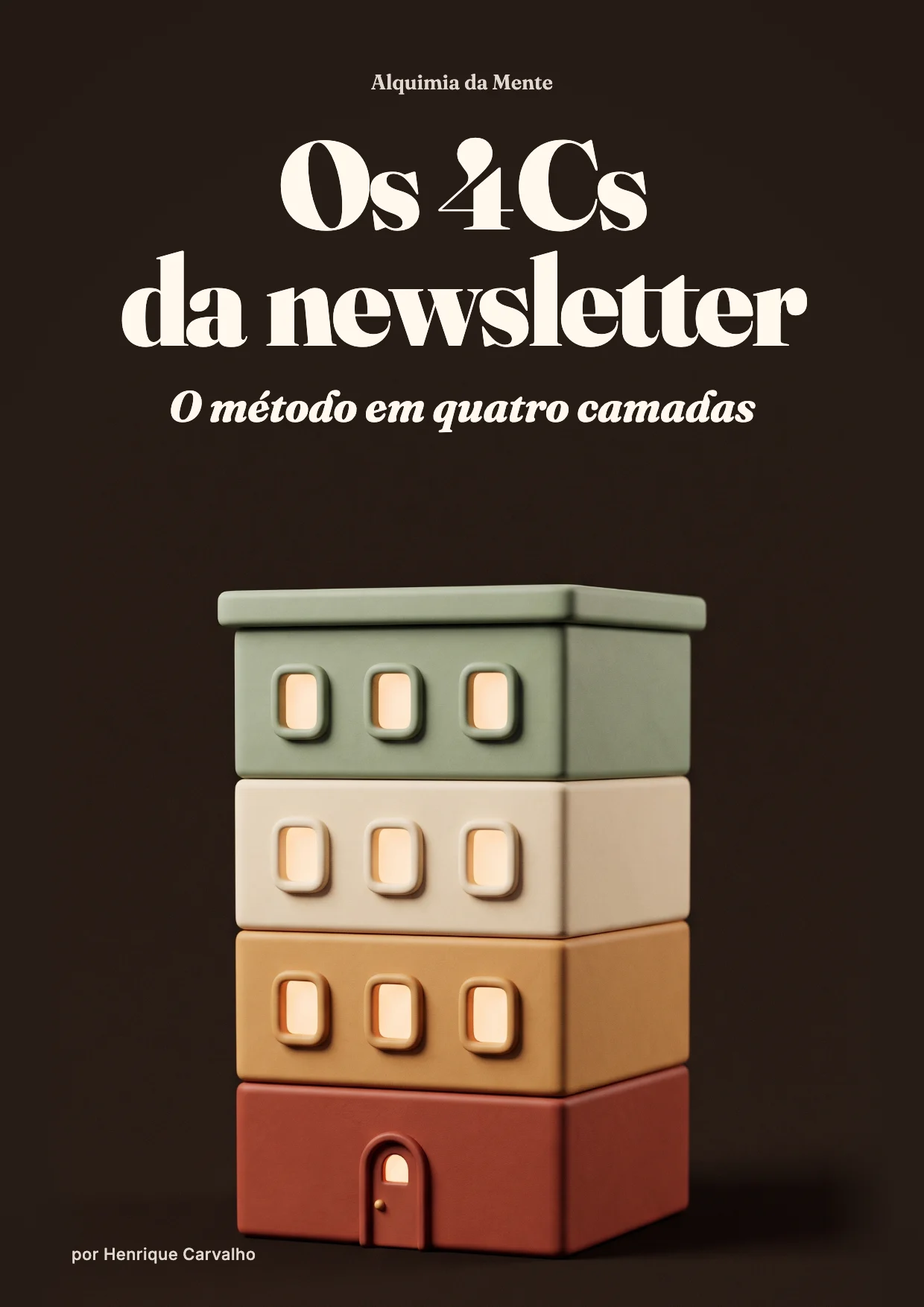 Capa do PDF: Os 4Cs da newsletter: o método em quatro camadas