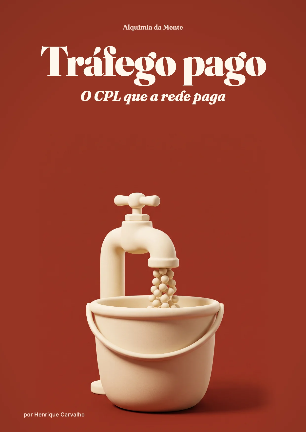 Capa do PDF: Tráfego pago para newsletter: o guia com CPL medido