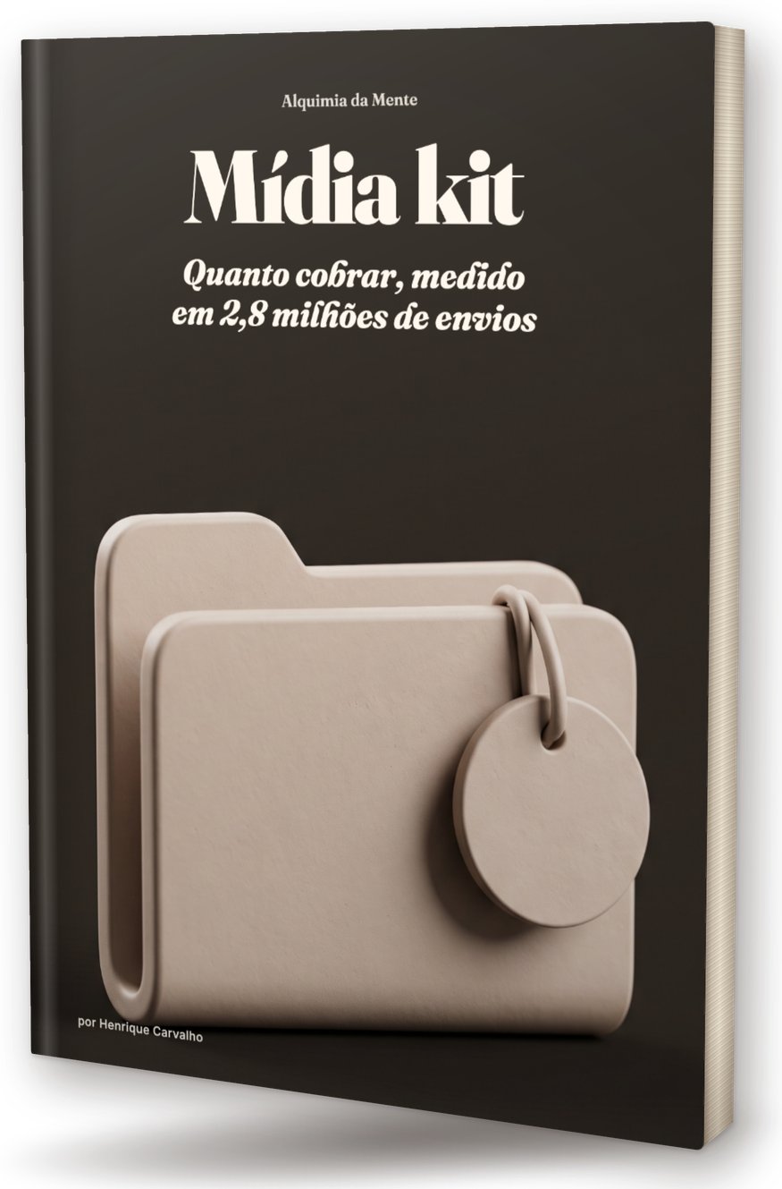 Capa do PDF: Mídia kit de newsletter: o guia com 1.711 anúncios medidos