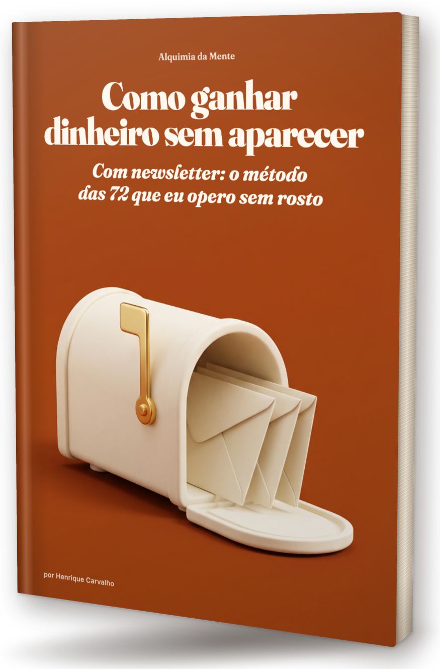 Capa do PDF: Como ganhar dinheiro sem aparecer: o guia da newsletter sem rosto (2026)