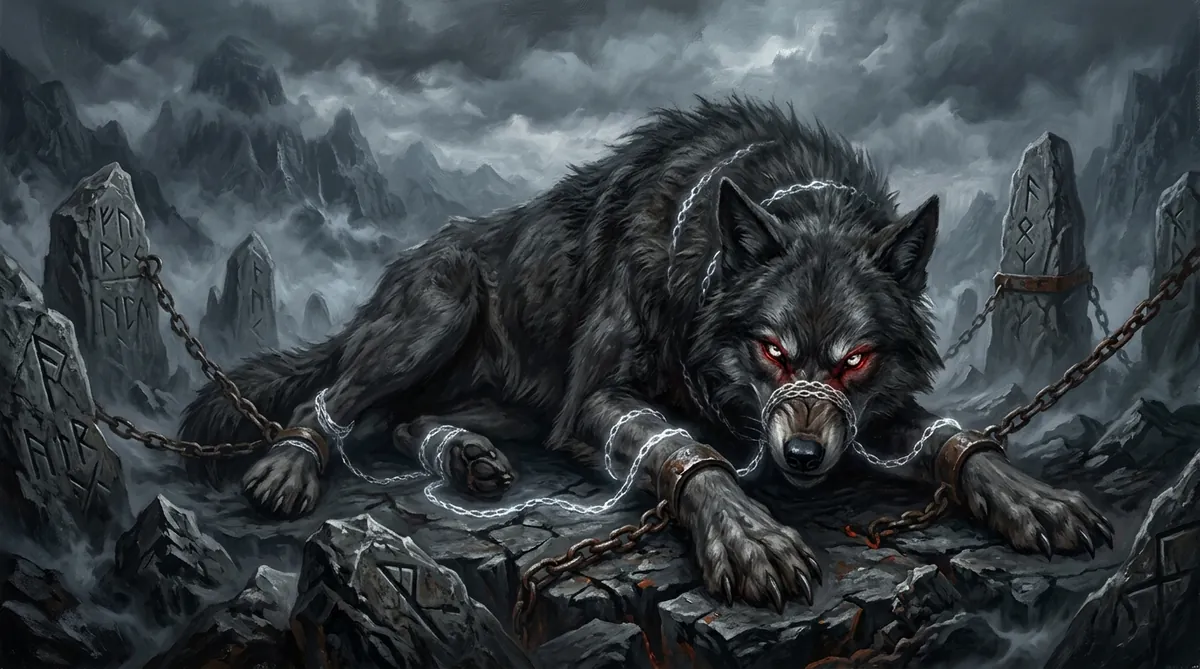 Fenrir — ilustração mitológica
