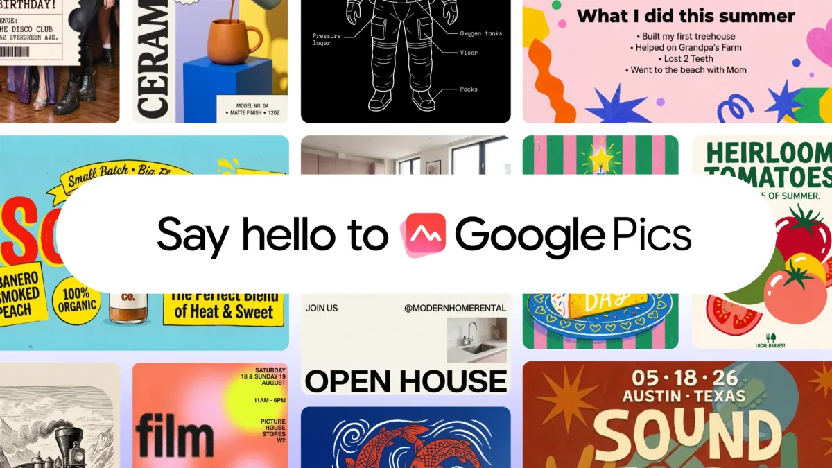 Google lança concorrente do Canva com IA