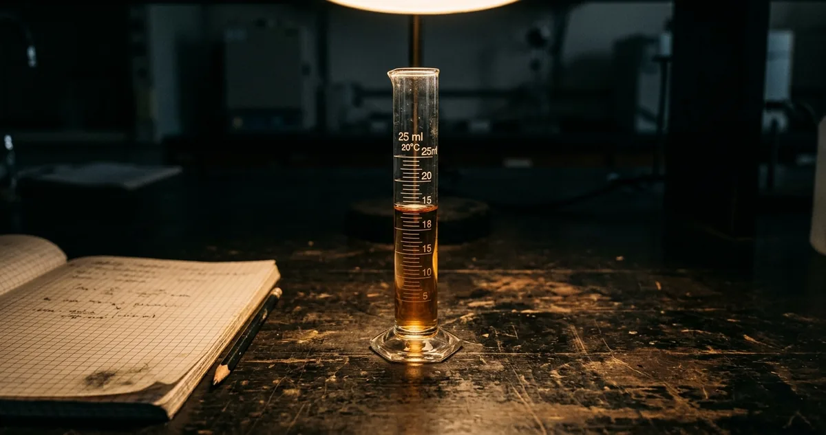 Mesa de estudo escura com caderno aberto, lápis e luminária apagada ao lado de uma janela com céu de madrugada, sem pessoas.