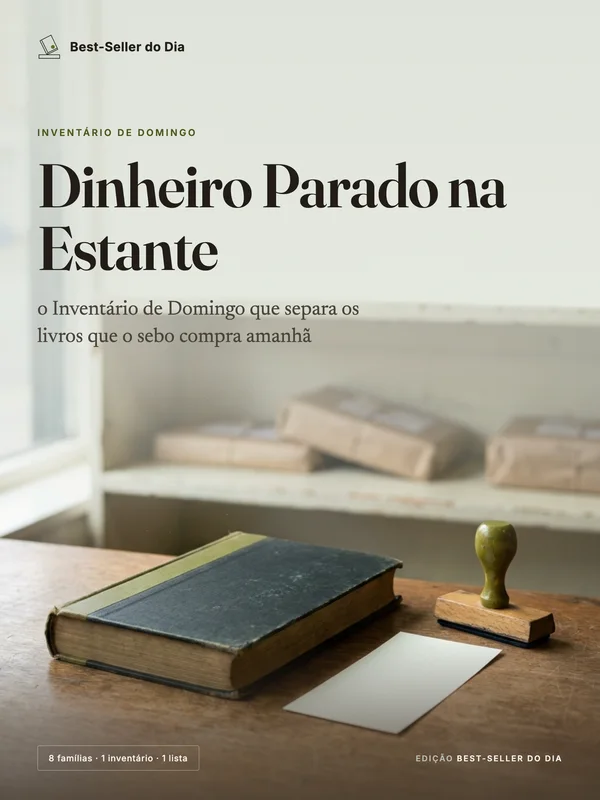 Capa do guia Dinheiro Parado na Estante