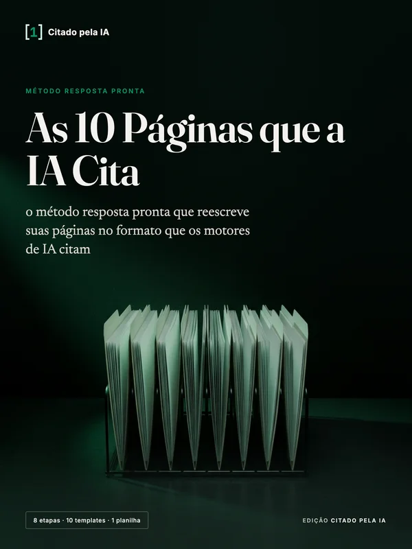 ebook As 10 Páginas que a IA Cita