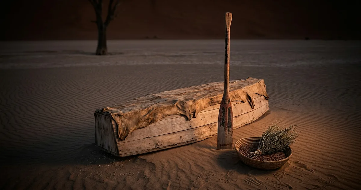 Os barcos enterrados no deserto mais seco da Ásia