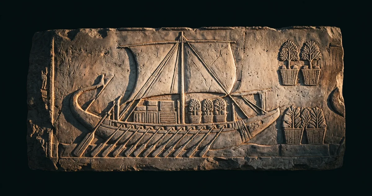 A frota que Hatshepsut mandou a um reino sem endereço