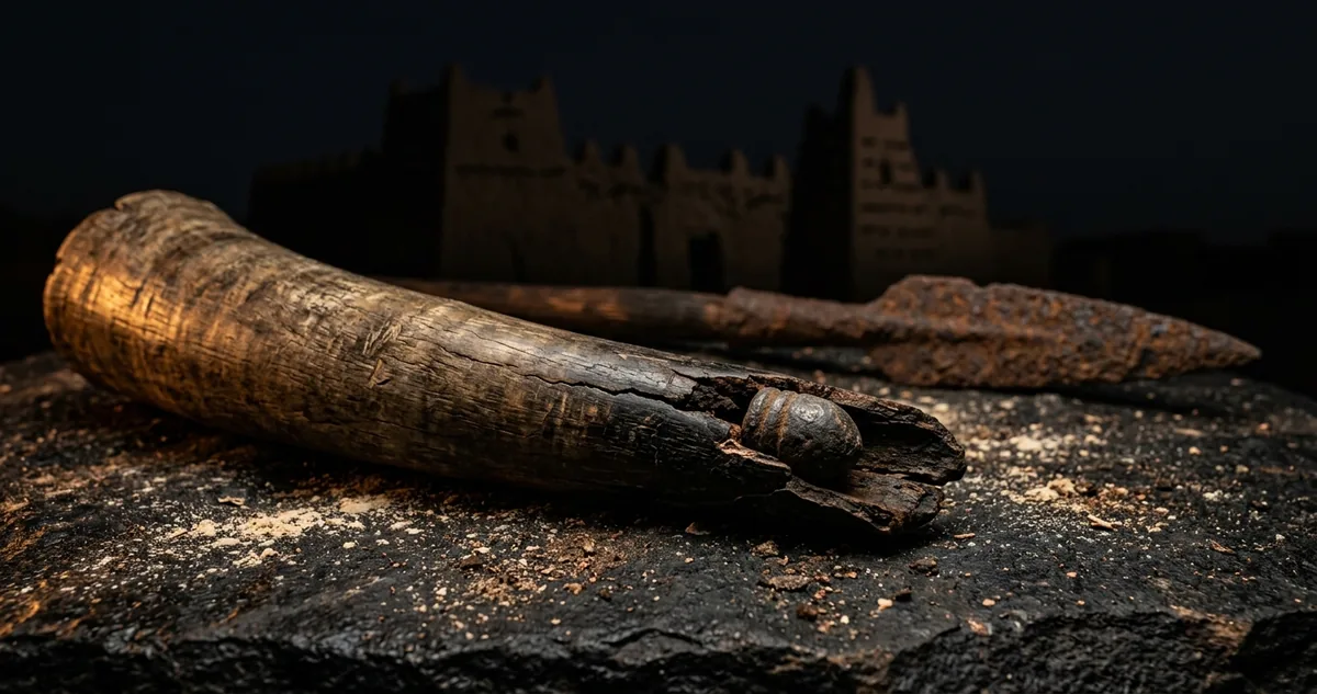 Bois em fuga diante de arcabuzeiros marroquinos em Tondibi, 1591