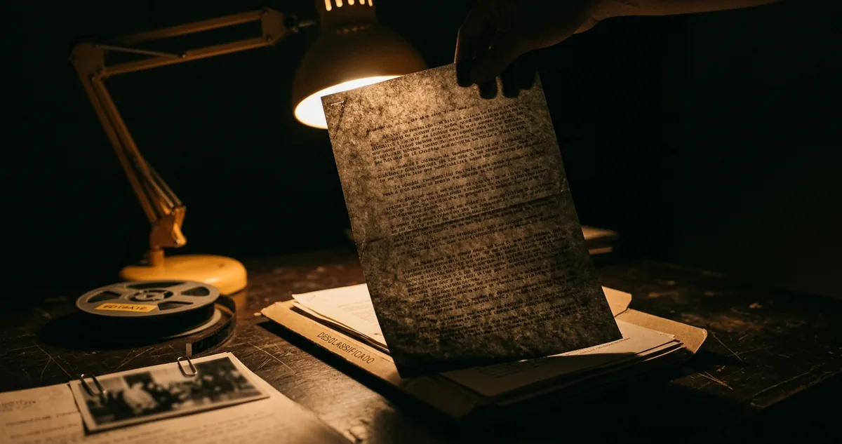 Mesa de redação com dois livros abertos lado a lado sob luz baixa, páginas marcadas a lápis, Constantinopla em 1921.