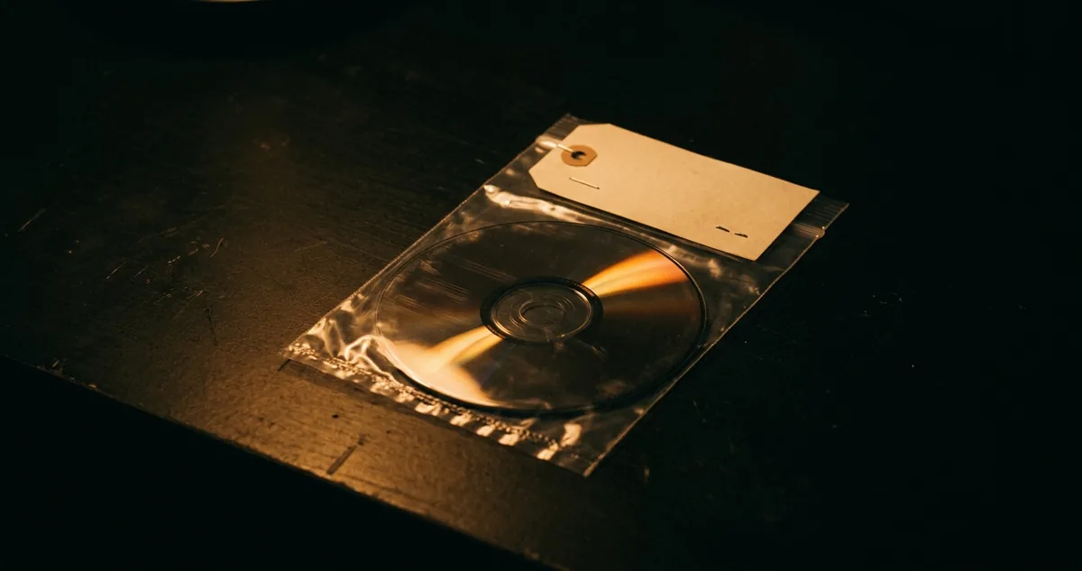 Prédio envidraçado de banco em Luxemburgo à noite, com pastas de documentos sobre uma mesa.