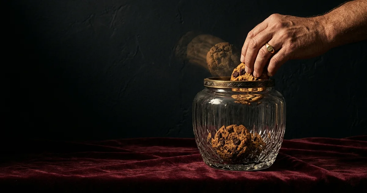 O Pote Quase Vazio Deixou o Biscoito Melhor