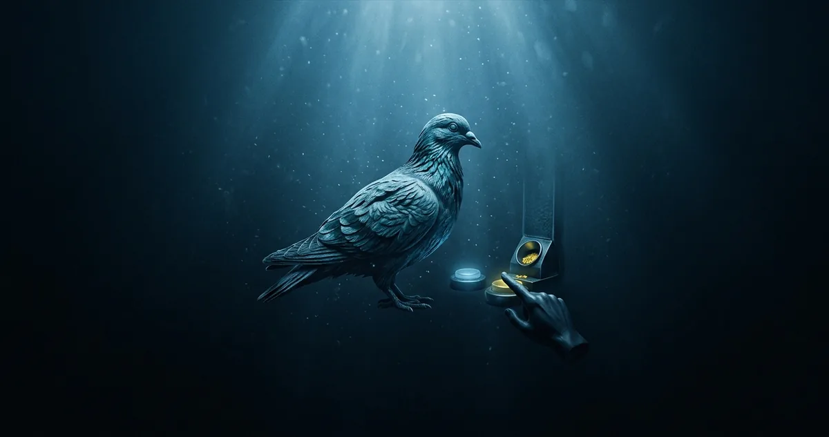 O Pombo Que Fechou a Porta Antes de Ter Fome