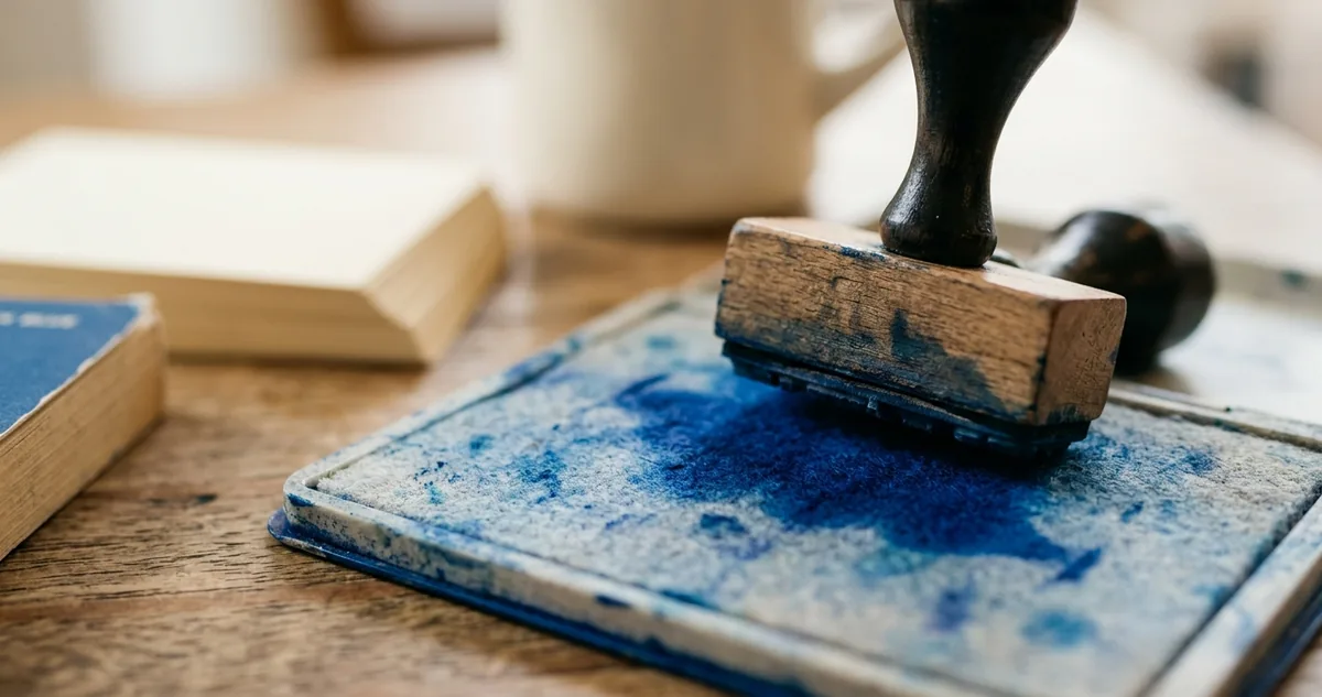 Notebook aberto numa chamada de vídeo sobre a mesa de trabalho.