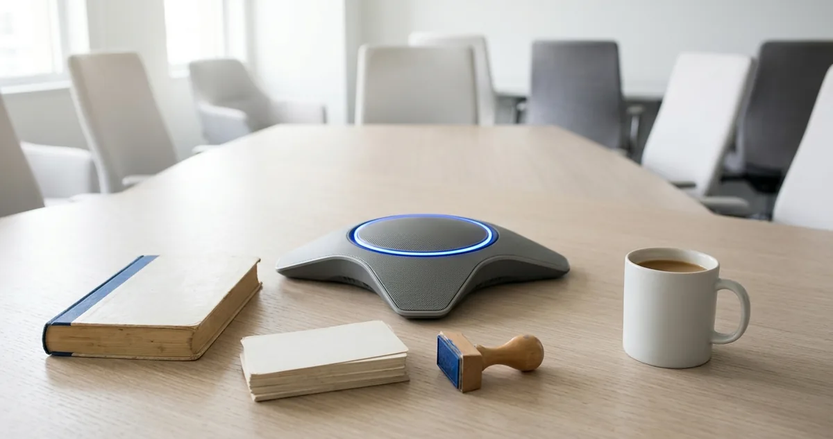 Calendário de mesa com a quinta-feira circulada em azul.