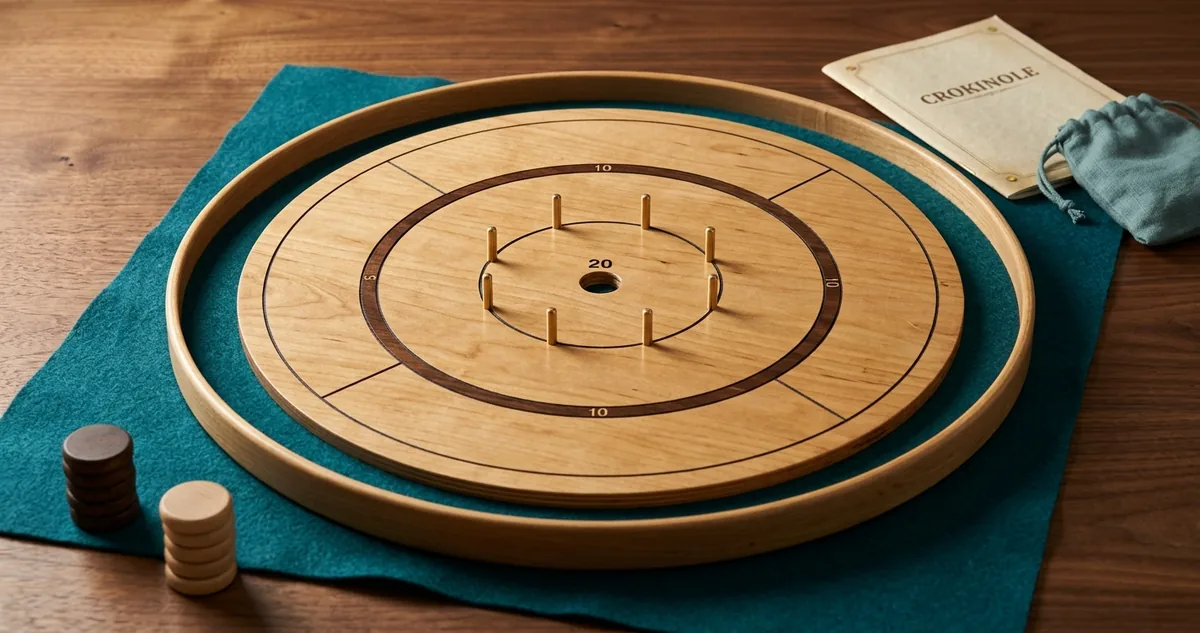 Crokinole: mirar no rival antes do buraco de vinte