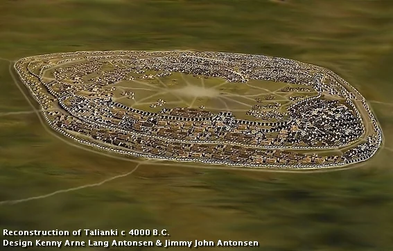 O campo arado de Talianki, na região de Tcherkássi, onde ficava o maior povoado conhecido da cultura Trypillia.