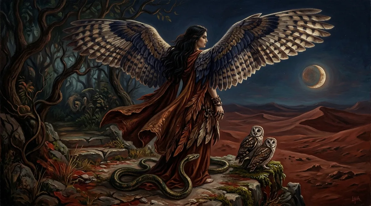 Lilith, ilustração mitológica