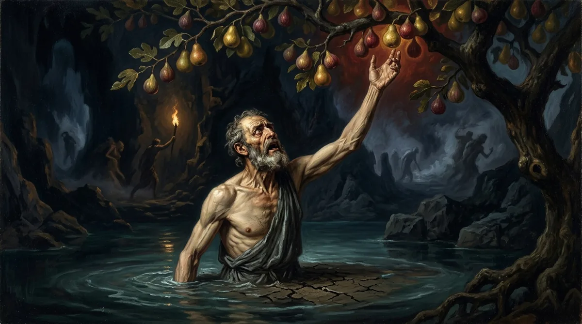 Tântalo, ilustração mitológica