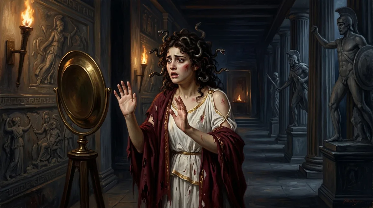 Medusa, ilustração mitológica