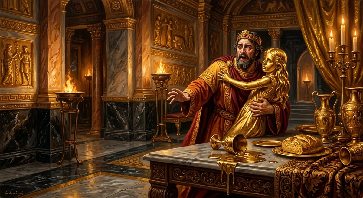 Midas, ilustração mitológica
