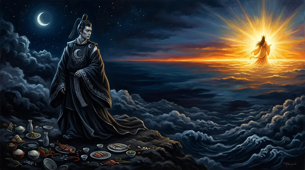 Tsukuyomi, ilustração mitológica