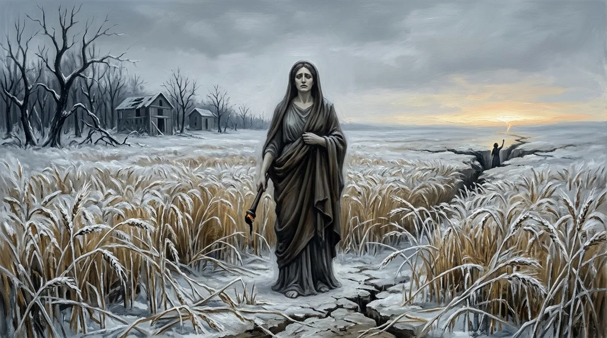 Deméter, ilustração mitológica