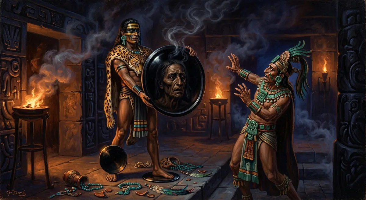 Tezcatlipoca, ilustração mitológica