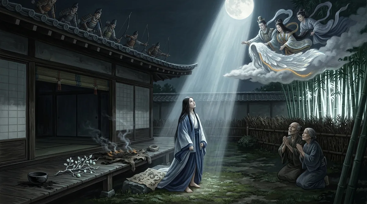 Kaguya, ilustração mitológica