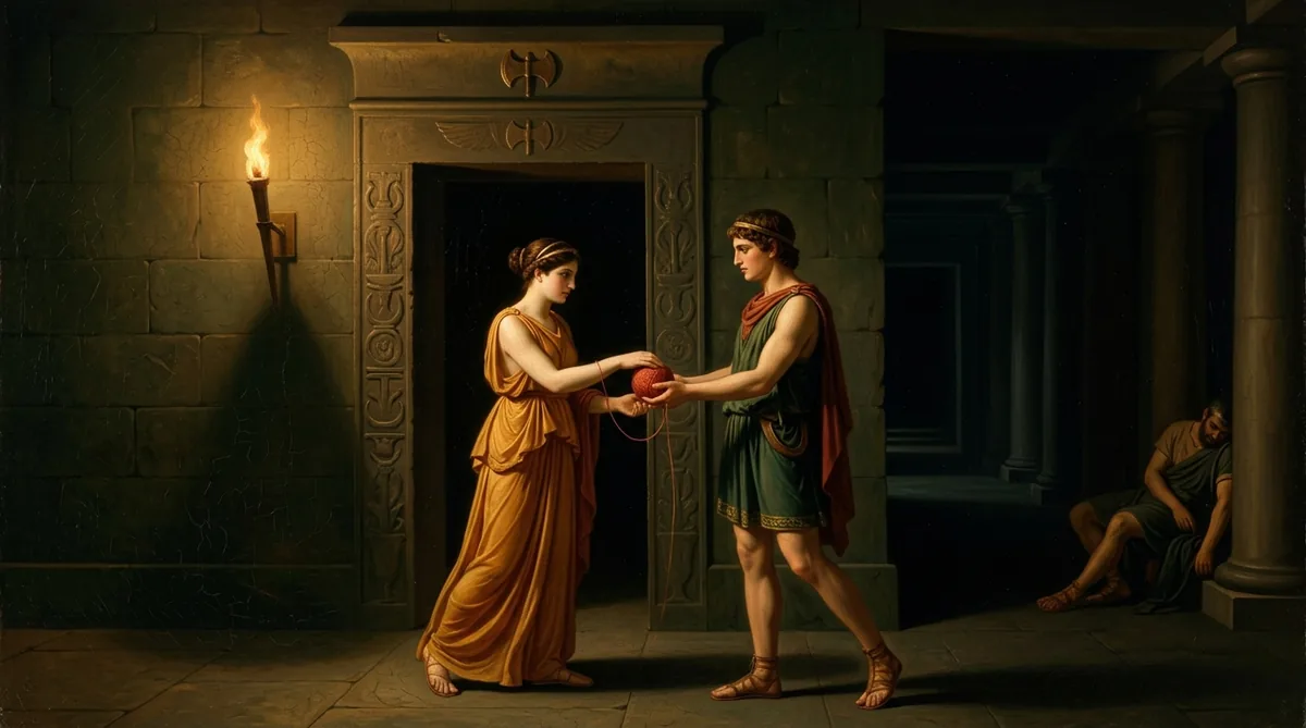 Ariadne, ilustração mitológica