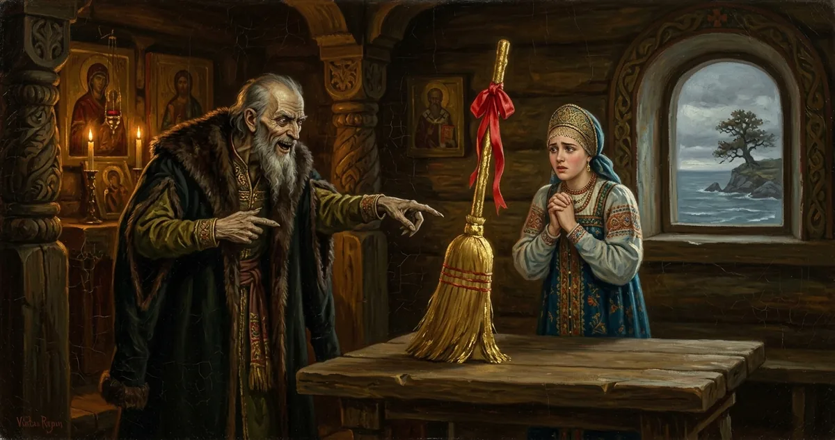 Koschei, o Imortal, ilustração mitológica