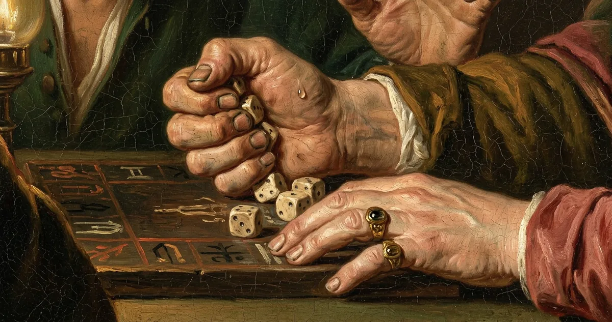 O jogo de dados no salão de Hastinapura