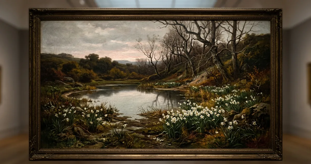 Narciso debruçado sobre a fonte, olhando o próprio reflexo
