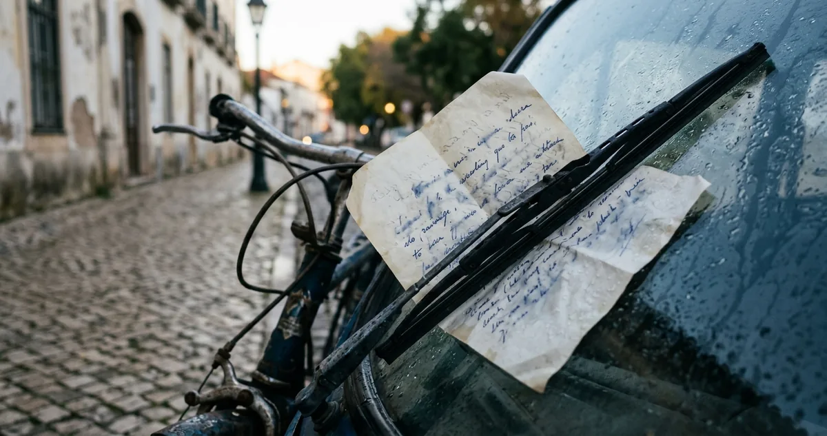 Livro de poemas aberto sobre a cadeira de um escritório, luz de fim de tarde.