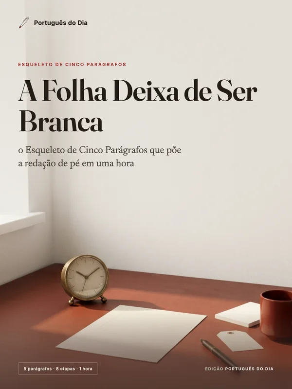 Capa do guia A Folha Deixa de Ser Branca