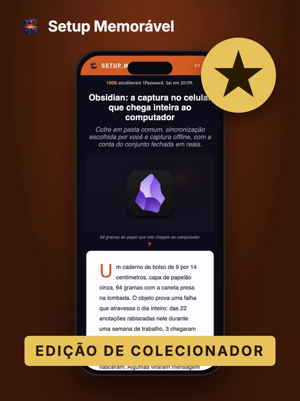 Edição de Colecionador do mês