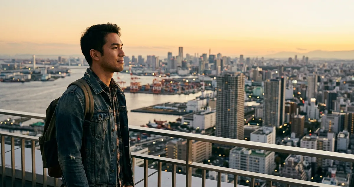 Registro de família japonês aberto sobre certidões brasileiras de três gerações.