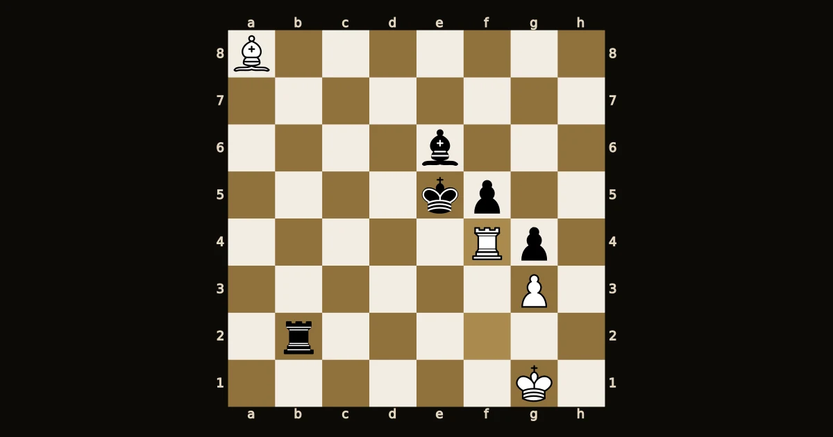 Ding Liren oferece a troca de torres em f2 contra Gukesh em Singapura, 2024.