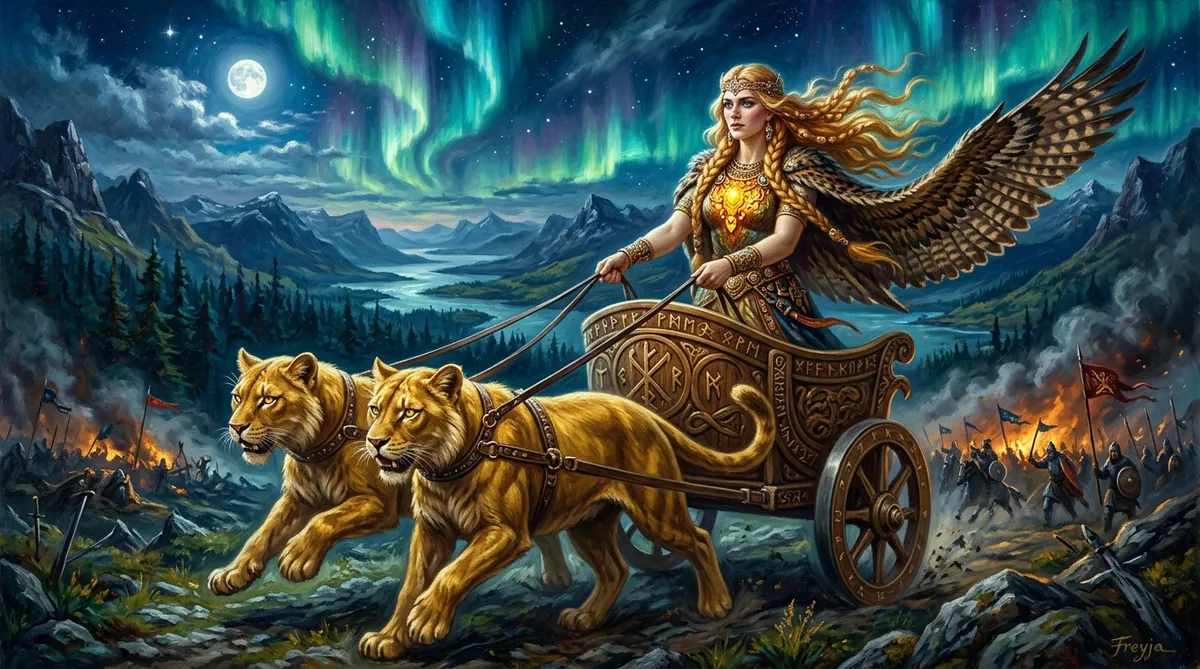 Freyja — ilustração mitológica