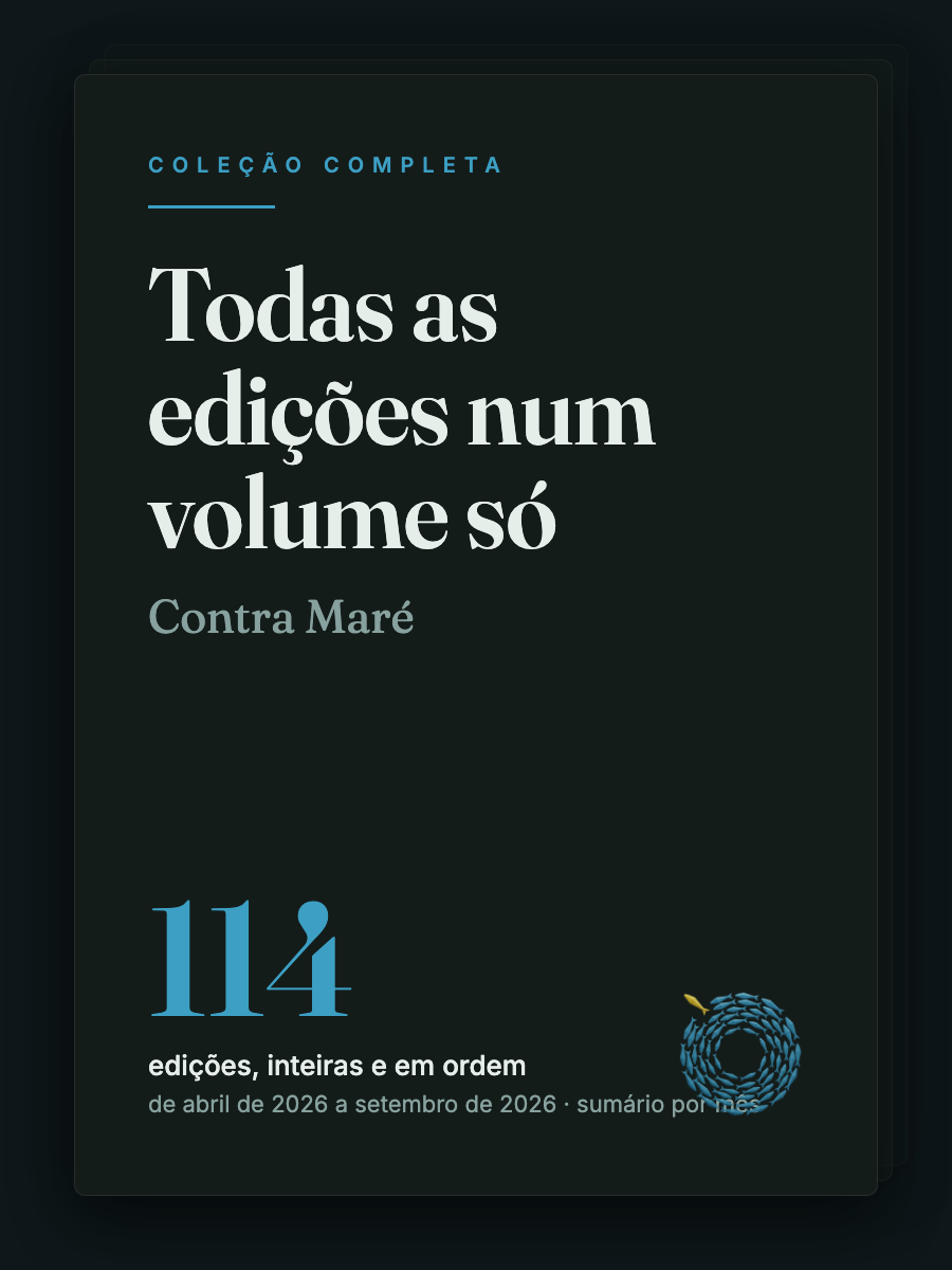 Capa da Coleção completa da Contra Maré