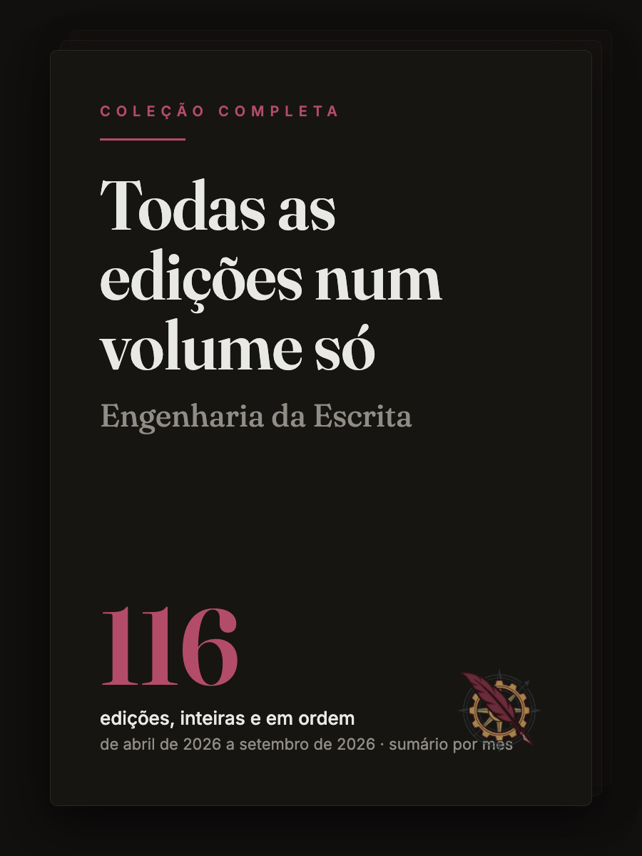 Capa da Coleção completa: Engenharia da Escrita