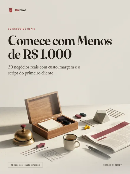Capa do guia Comece com Menos de R$ 1.000